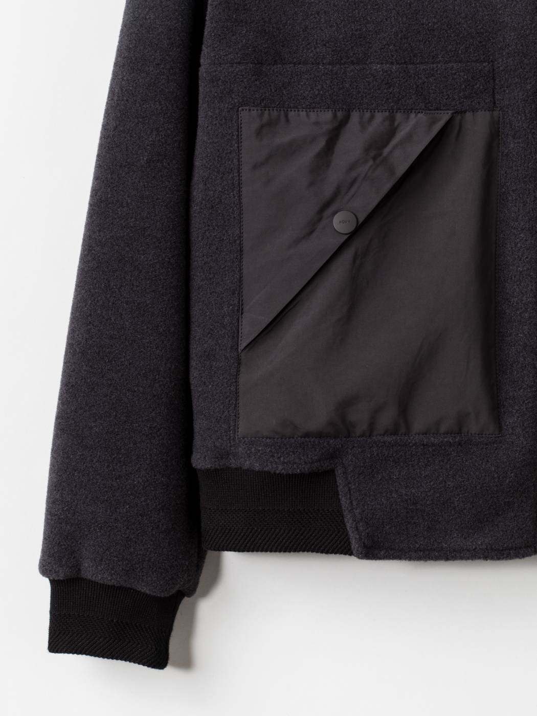 NOUW Fleece Bomber – anthracite