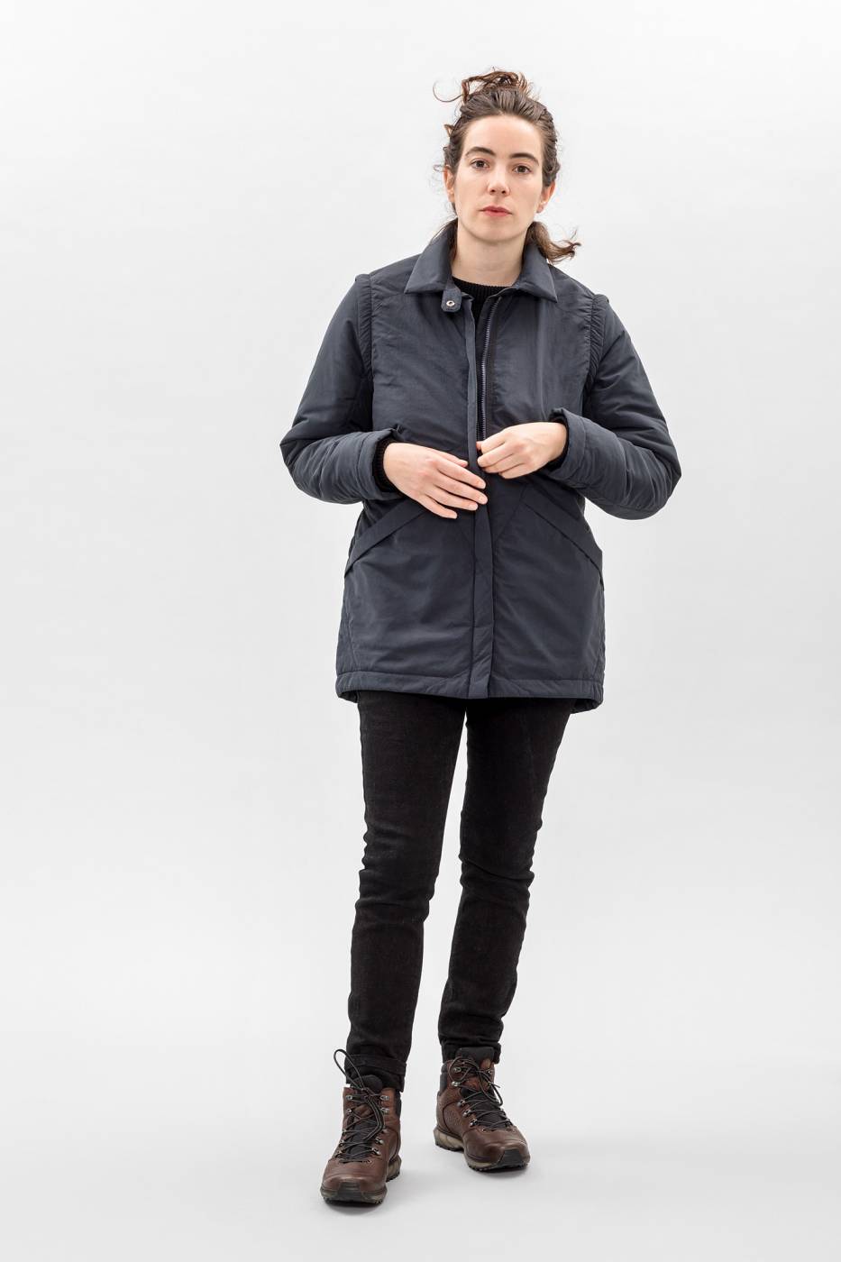 NOUW Quilted Jacket – navy