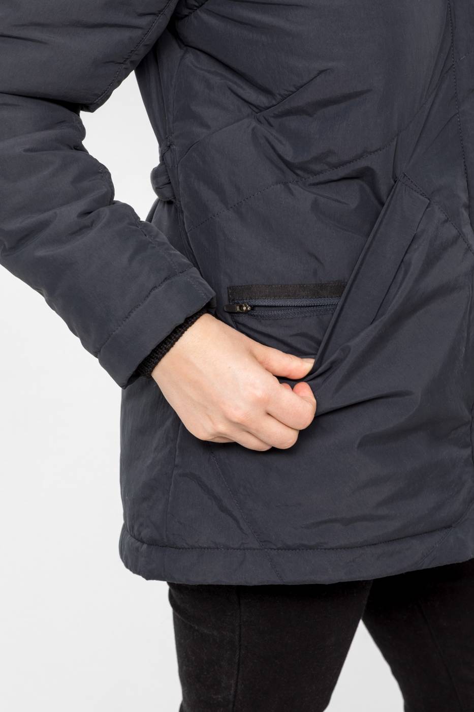NOUW Quilted Jacket – navy