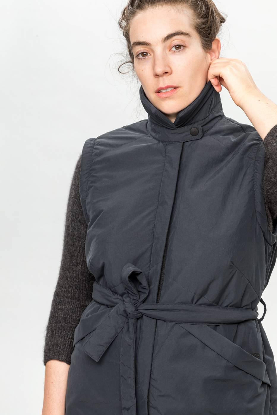NOUW Quilted Jacket – navy