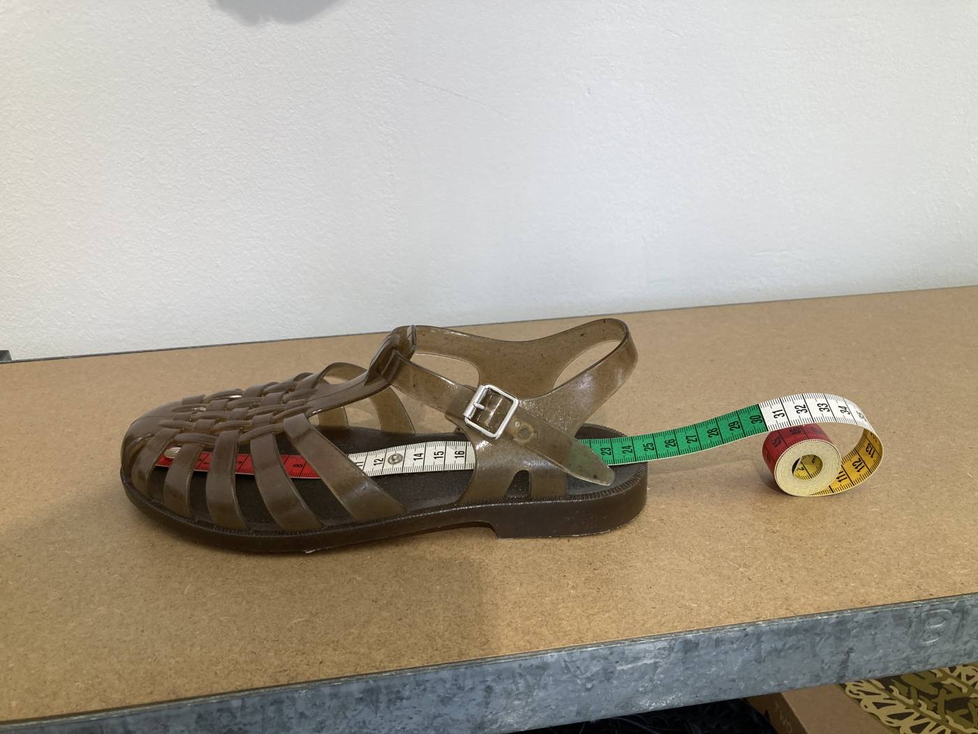 Plasticana bathing sandals – brown