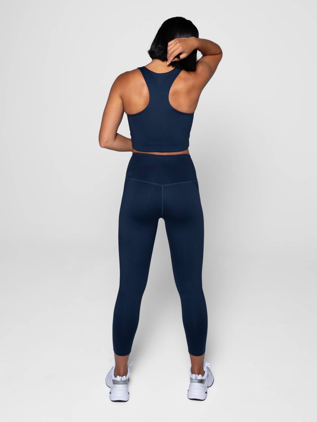 Long Compressive High-Rise Leggings – blue