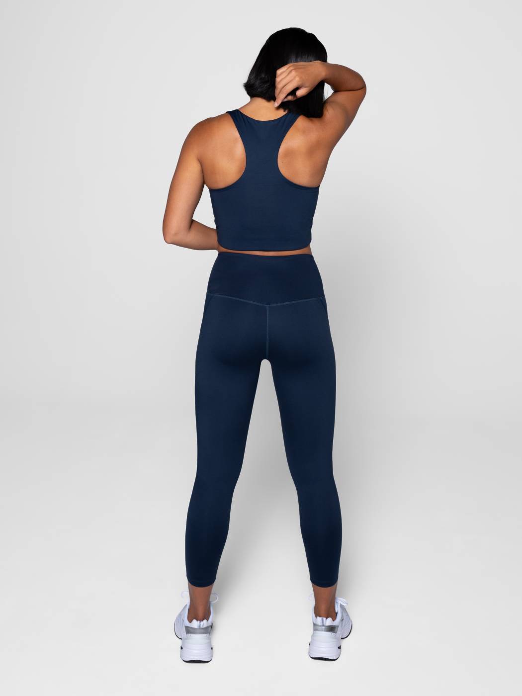 Girlfriend Collective 7/8 Compressive High-Rise Leggings – blue