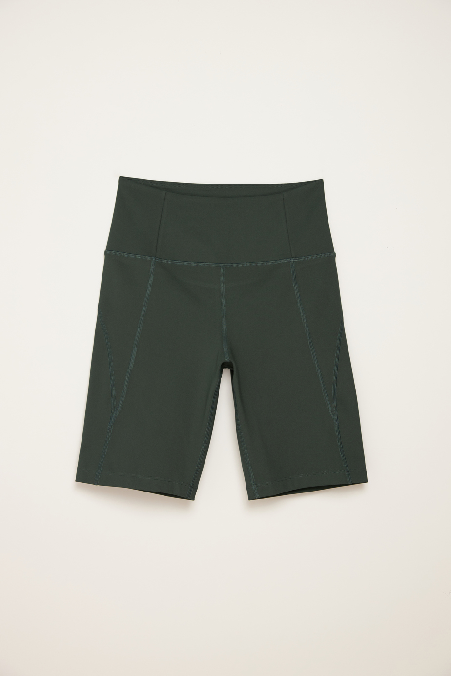 Compressive High-Rise Bike Shorts – green