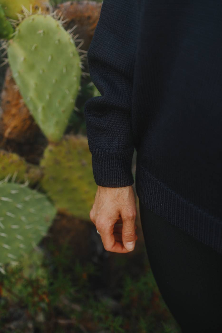 NOUW merino crew neck – navy