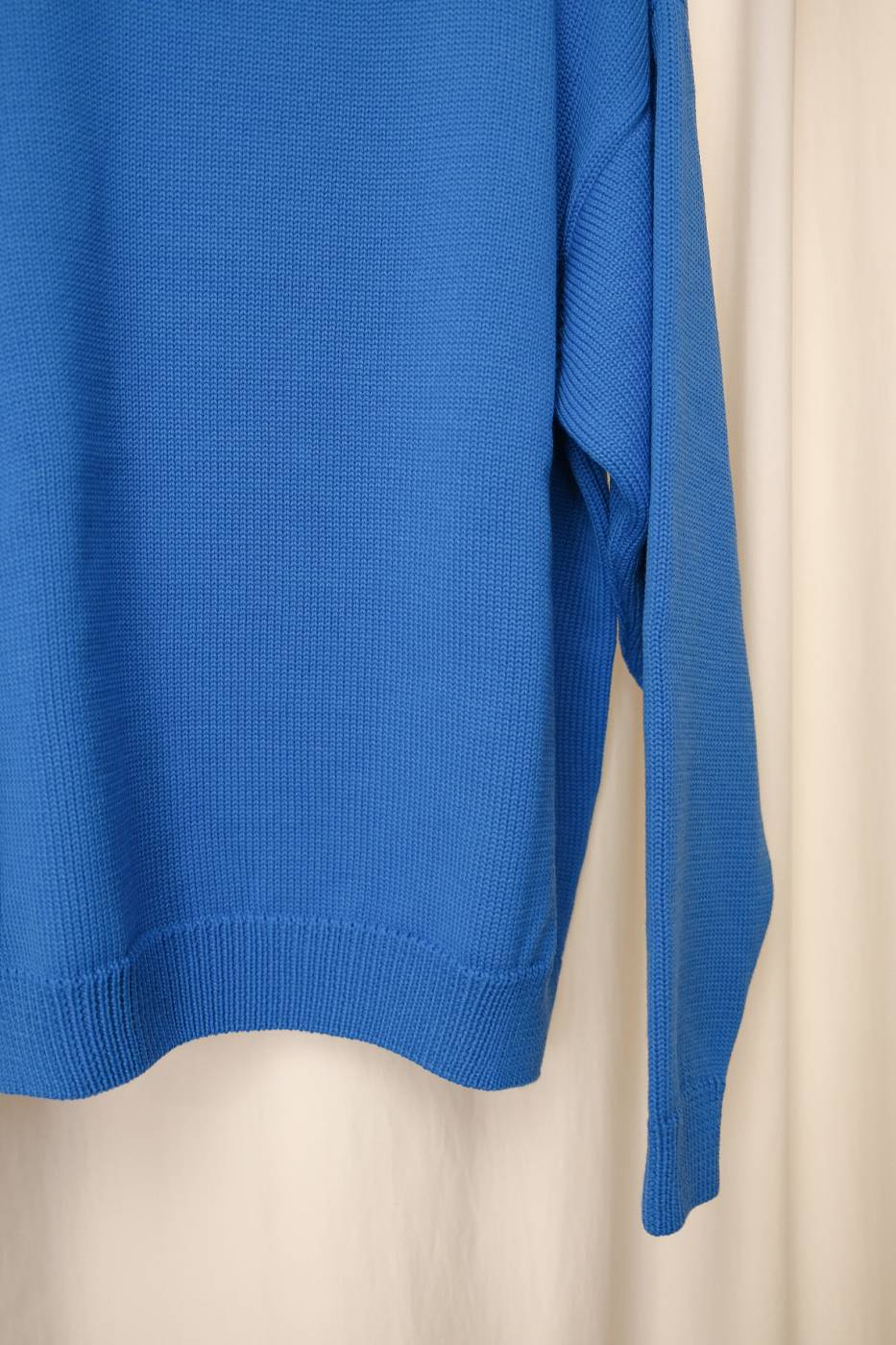 NOUW merino crew neck – azure blue