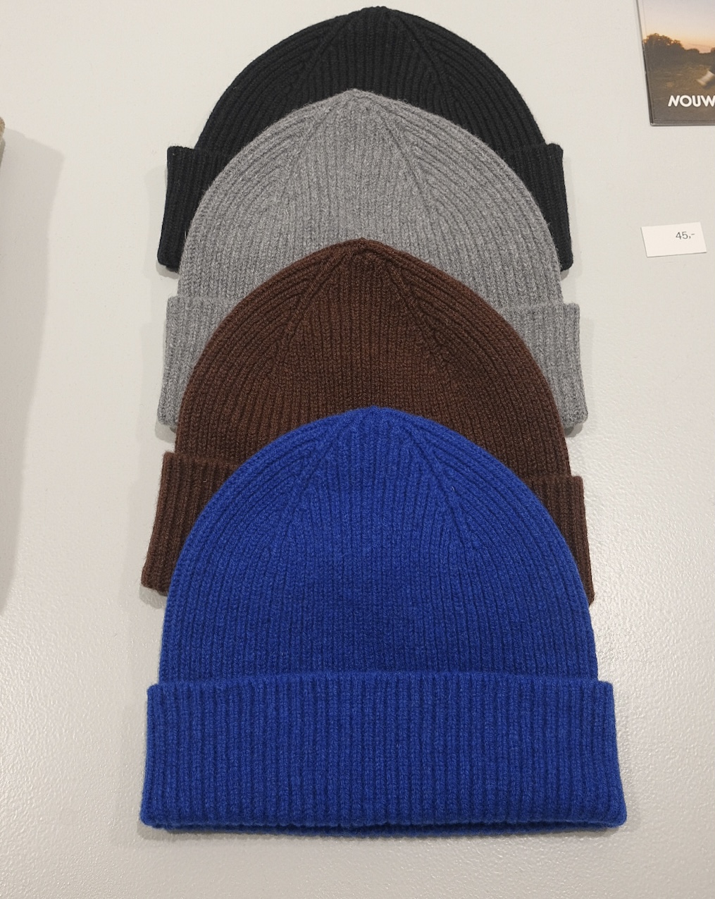 Merino Wool Hat MACKIE – blue
