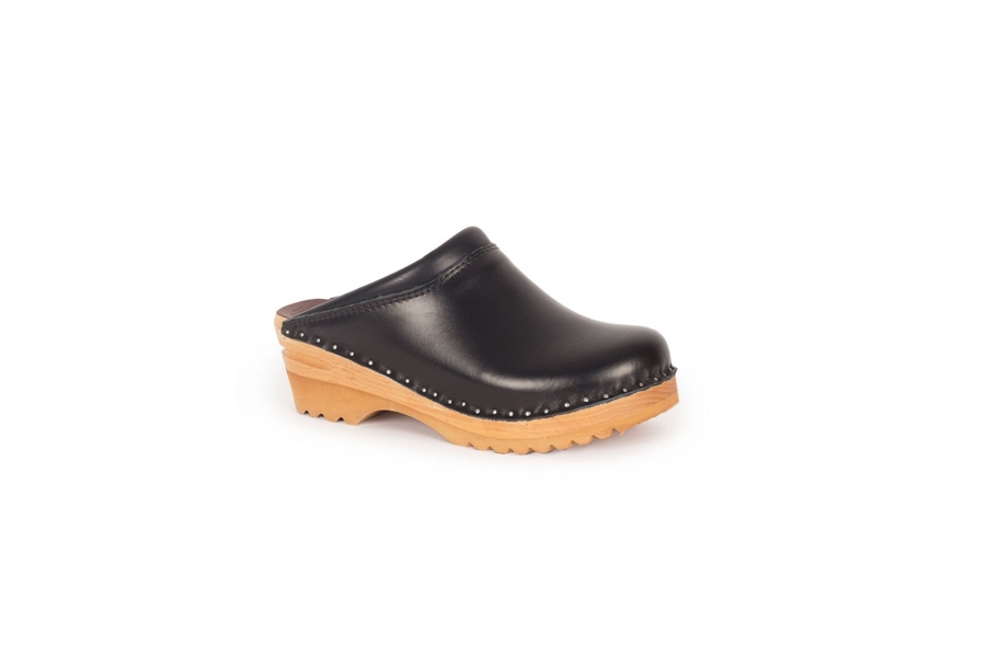 Troentorp Clogs – black/natural