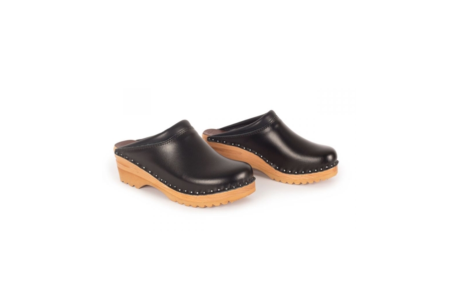 Troentorp Clogs – black/natural